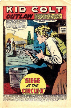 Extrait de Kid Colt Outlaw (1948) -153- The Siege At Circle-X!