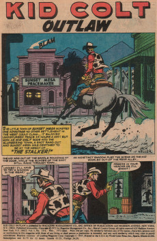 Extrait de Kid Colt Outlaw (1948) -159- Shoot Out In Ghost Town!