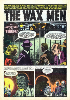 Extrait de Adventures into Terror Vol.2 (Atlas - 1951) -24- The Wax Men!