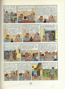 Extrait de Tintin (Historique) -15B32- Tintin au pays de l'or noir