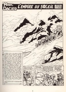 Extrait de Marc Dacier (1re série) -9- L'Empire du soleil