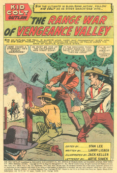 Extrait de Kid Colt Outlaw (1948) -162- The Range War of Vengeance Valley!