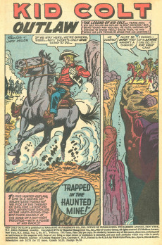 Extrait de Kid Colt Outlaw (1948) -167- Trapped in the Haunted Mine!