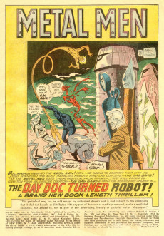 Extrait de Metal Men Vol.1 (DC Comics - 1963) -6- Issue # 6