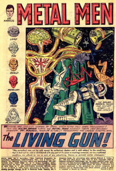 Extrait de Metal Men Vol.1 (DC Comics - 1963) -7- The Living Gun!