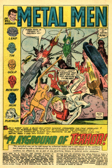 Extrait de Metal Men Vol.1 (DC Comics - 1963) -8- Playground of Terror!