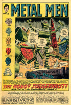 Extrait de Metal Men Vol.1 (DC Comics - 1963) -9- The Robot Juggernaut!