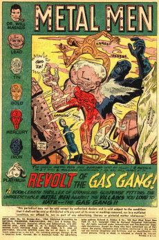 Extrait de Metal Men Vol.1 (DC Comics - 1963) -10- Revolt of the Gas Gang!