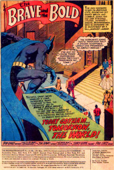 Extrait de The brave And the Bold Vol.1 (1955) -150- Today Gotham -- Tomorrow the World!