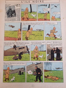 Extrait de Tintin (Historique) -7B17- L'Île Noire