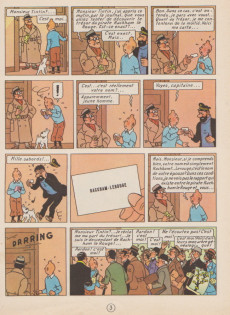 Extrait de Tintin (Historique) -12B36- Le Trésor de Rackham le Rouge