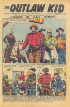 Extrait de The outlaw Kid Vol.2 (1970) -8- Six-Gun Pay-off!