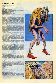 Extrait de (DOC) The Official Handbook of the Marvel Universe Vol.3 - Update'89 (1989) -1- Adversary To Chameleon