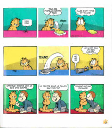 Extrait de Garfield (Presses Aventure - carrés) -8- Album Garfield #8