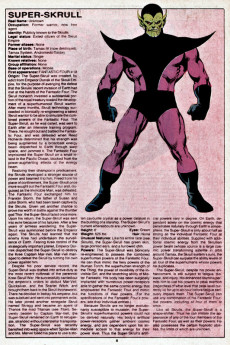 Extrait de (DOC) Official handbook of the Marvel Universe Vol.1 (1983) -11- S-U: From Subterraneans to Ursa Major