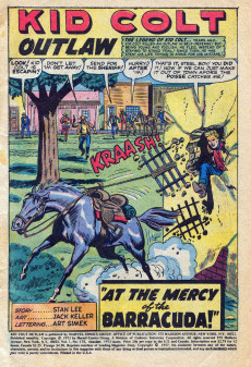 Extrait de Kid Colt Outlaw (1948) -175- At the Mercy of the Barracuda!