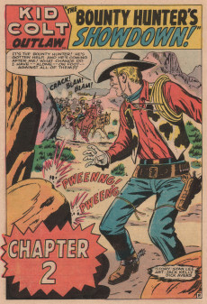 Extrait de Kid Colt Outlaw (1948) -184- Trapped by the Bounty Hunter!
