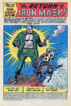 Extrait de Kid Colt Outlaw (1948) -212- The Return of Iron Mask!