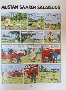 Extrait de Tintin (en langues étrangères) -7Finlandais- Mustan Saaren Salaisuus (L'Île noire)