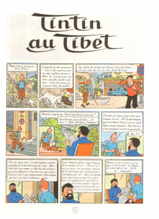Extrait de Tintin - Publicités -Citroën- Tintin au Tibet