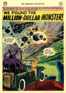 Extrait de My greatest adventure Vol.1 (DC comics - 1955) -36- I Battled the Volcano Man!