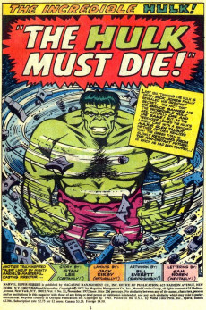 Extrait de Marvel Super-heroes Vol.1 (1967) -33- Death to the Hulk!