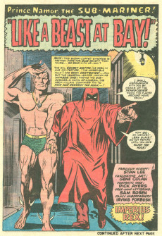 Extrait de Marvel Super-heroes Vol.1 (1967) -39- Like a Beast at Bay!