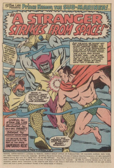 Extrait de Marvel Super-heroes Vol.1 (1967) -43- A Stranger Strikes From Space!