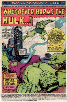 Extrait de Marvel Super-heroes Vol.1 (1967) -46- Whosoever Harms the Hulk..!