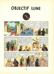 Extrait de Tintin (Historique) -16B39- Objectif Lune