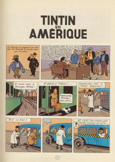 Extrait de Tintin (Historique) -3d2010- Tintin en amérique