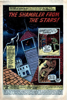 Extrait de Journey into Mystery Vol. 2 (1972) -3- The Shambler from the Stars!