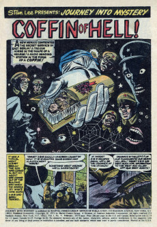 Extrait de Journey into Mystery Vol. 2 (1972) -9- The Coffin of Hell