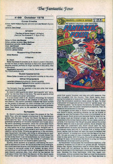 Extrait de The official Marvel Index to the Fantastic Four (1985) -12- Issue # 12