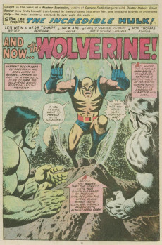 Extrait de The incredible Hulk Vol.1bis (1968) -181b- And Now... the Wolverine!