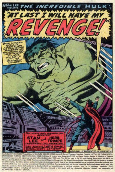 Extrait de Marvel Super-heroes Vol.1 (1967) -68- At Last I Will Have My Revenge!
