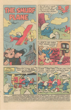 Extrait de Smurfs (Marvel - 1982) -1- Issue#1