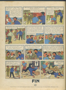 Extrait de Tintin (Historique) -17B11- On a marché sur la lune