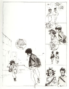 Extrait de L'enragé (Baru) -HS- Esquisses & crayonnés