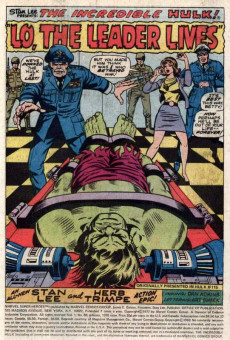 Extrait de Marvel Super-heroes Vol.1 (1967) -69- Lo, the Leader Lives!
