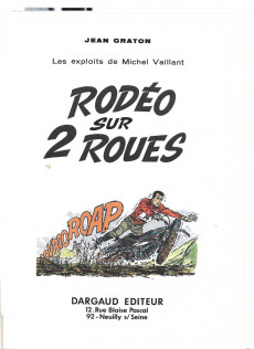 Extrait de Michel Vaillant -20- Rodéo sur 2 roues