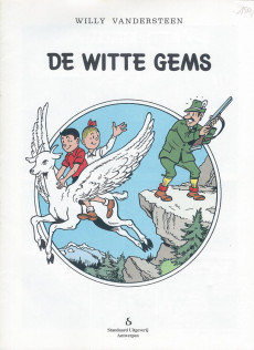 Extrait de Suske en Wiske (Publicitaire) -AG 2- DE WITTE GEMS