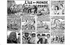 Extrait de L'aventure en image -11- L'île du monde perdu