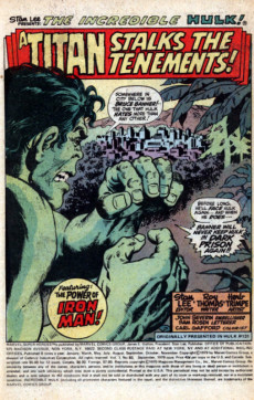 Extrait de Marvel Super-heroes Vol.1 (1967) -83- A Titan Stalks the Tenements!
