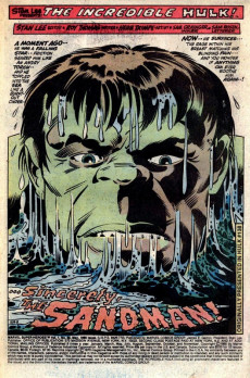Extrait de Marvel Super-heroes Vol.1 (1967) -88- Sincerely Yours--Sandman