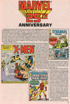 Extrait de Marvel Age (1983) -37- 25th anniversary issue
