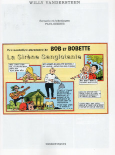Extrait de Bob et Bobette (3e Série Rouge) -237b2008- La sirène sanglotante