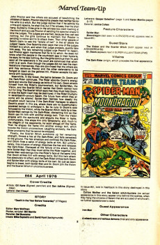 Extrait de The official Marvel index to Marvel Team-Up (1986) -3- Issue # 3
