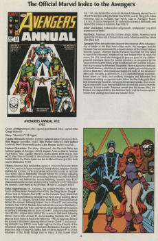 Extrait de The official Marvel index to Avengers Vol.2 (1994) -5- Issue # 5
