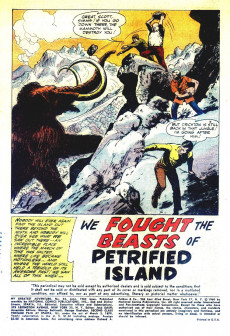 Extrait de My greatest adventure Vol.1 (DC comics - 1955) -44- We Fought the Beasts of Petrified Island!